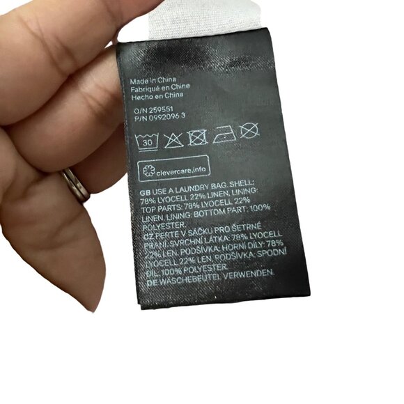 Brock Collection X H&M Womens Pink Floral Bustier Lyocell Linen Mini Dress XS - Picture 7 of 7